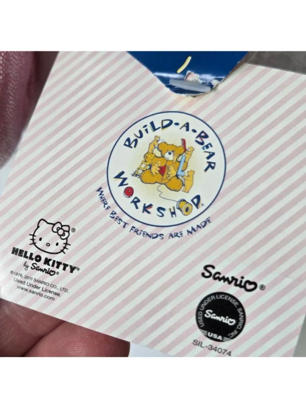 Build a Bear Hello Kitty White 18